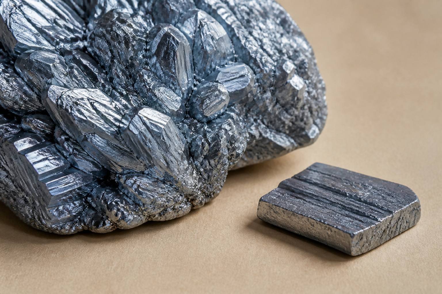 Studio study of zinc.